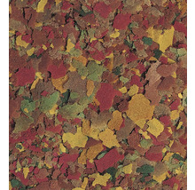 Gros plan sur des aliments en flocons pour poissons