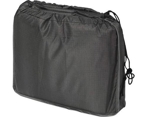 Grauer Packsack mit Kordelzug