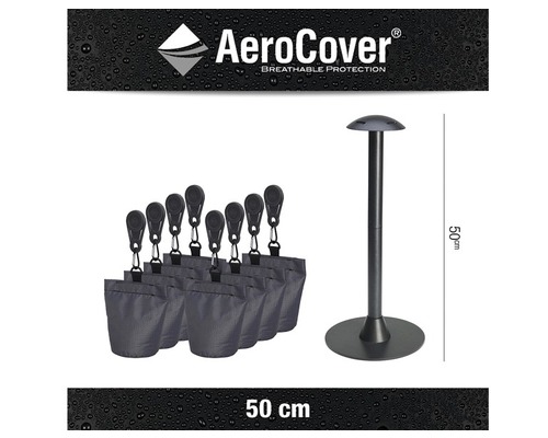 Aerocover Aufbewahrungstaschen Set und 50 cm Ständer