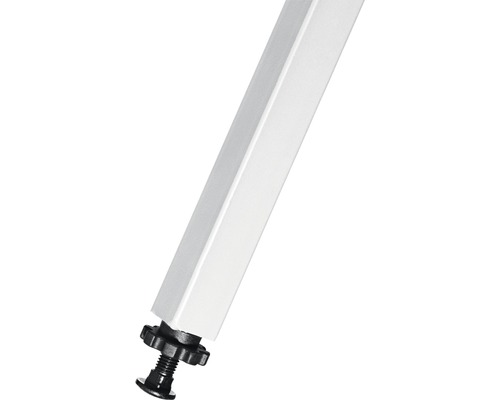 Pied de table carré avec pied réglable