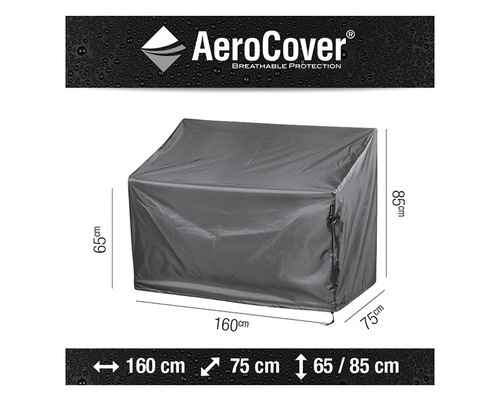 Abdeckung für Gartenmöbel mit den Maßen 160 x 85 x 75 cm von AeroCover