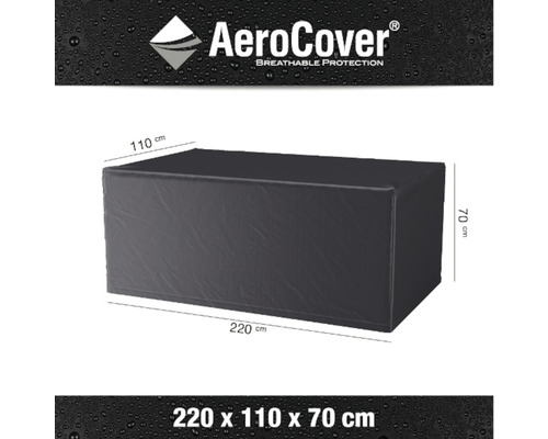 AeroCover Schutzhülle für Gartenmöbel, 220 x 110 x 70 Zentimeter