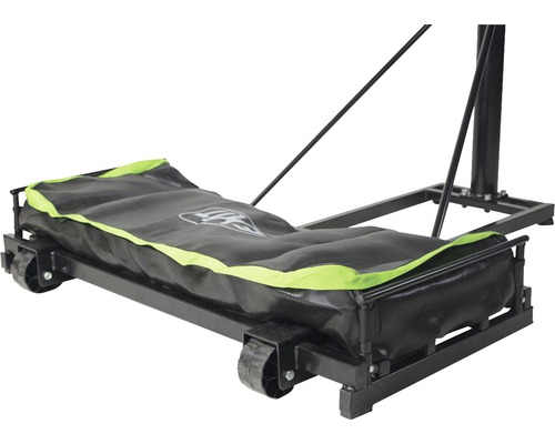 Support de panier de basketball avec réservoir de ballast et roulettes