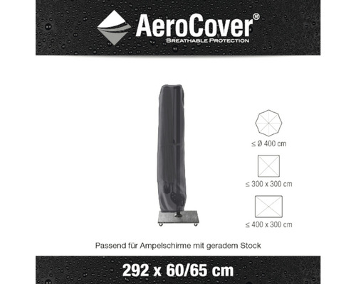 Schutzhülle für Ampelschirme mit geradem Stock, geeignet für Schirme mit einem Durchmesser bis zu 400 cm und einer Größe von bis zu 400 x 300 cm