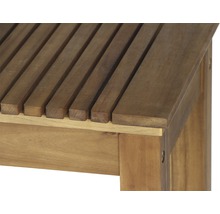 Vue détaillée d''un tabouret en bois avec sommier à lattes