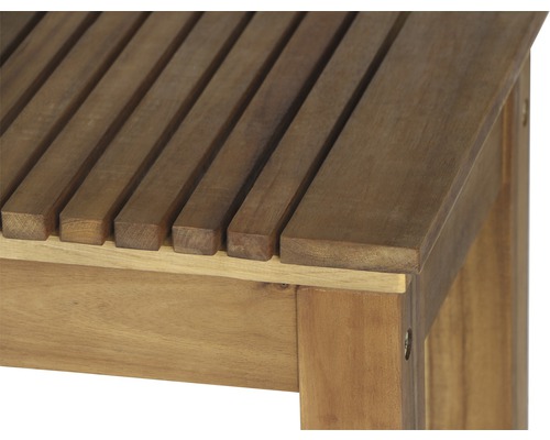 Vue détaillée d''un tabouret en bois avec sommier à lattes