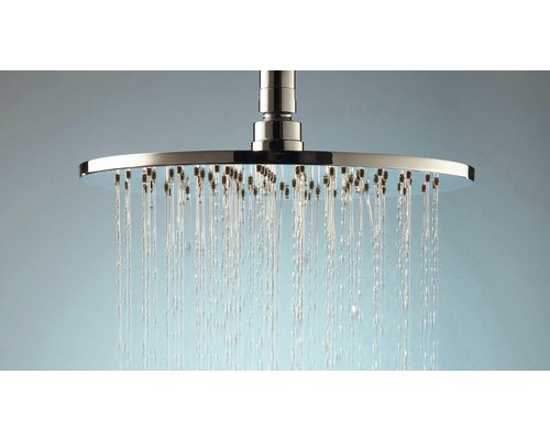 Pomme de douche à effet pluie avec jet d''eau