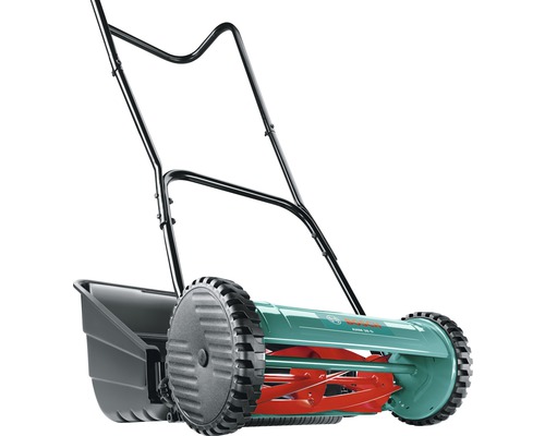 Tondeuse à gazon manuelle avec bac de ramassage
