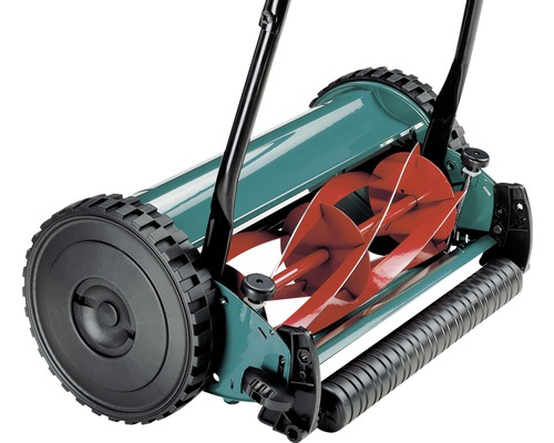 Tondeuse à gazon manuelle avec lames rotatives