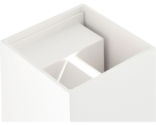 Detailaufnahme einer weissen Würfelleuchte