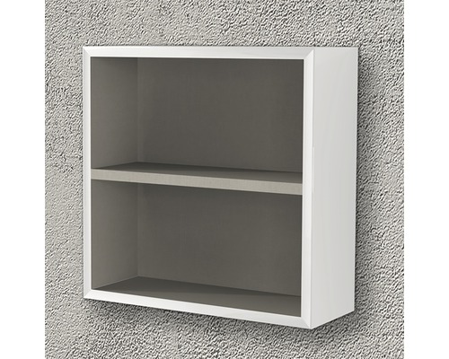 Wandregal mit zwei Fächern zur Aufbewahrung