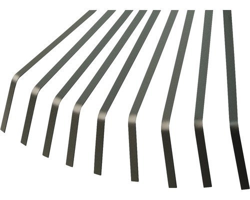 Dents de râteau en métal