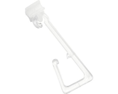 Gardinenhaken aus Kunststoff