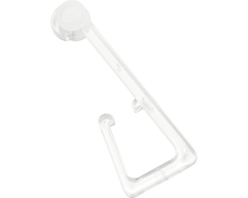 Transparenter Gardinenröllchengleiter für Vorhangschienen