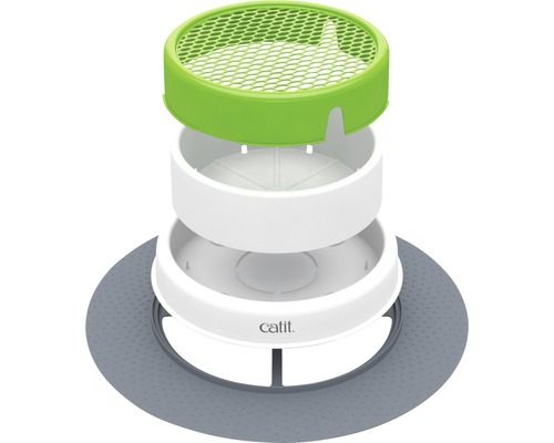 Catit Jardinière à herbe à chat, en plusieurs parties