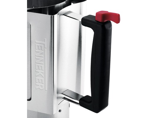 Vue détaillée d''une cheminée d''allumage avec poignée