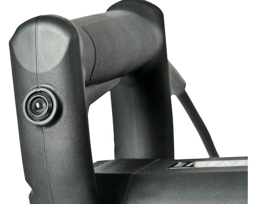 Vue détaillée d''une poignée de machine électrique