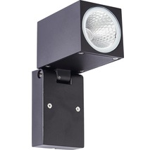 Applique extérieure LED pivotante IP44 8W 600 lm 3000 K blanc chaud hxpxl 100x95x65 mm Burk noir