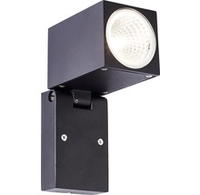 Applique extérieure LED pivotante IP44 8W 600 lm 3000 K blanc chaud hxpxl 100x95x65 mm Burk noir