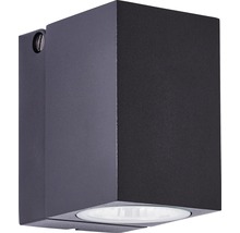 Applique extérieure LED pivotante IP44 8W 600 lm 3000 K blanc chaud hxpxl 100x95x65 mm Burk noir