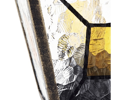 Nahaufnahme von Glas mit Muster