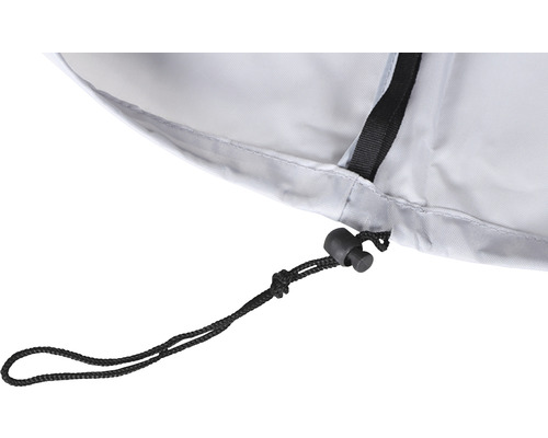 Detailaufnahme einer Schutzhülle mit Kordelzug