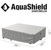 Abdeckung für Gartenmöbel, circa 285 cm lang, 260 cm breit und 70 cm hoch
