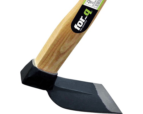 Outil de jardin avec manche en bois et lame en acier