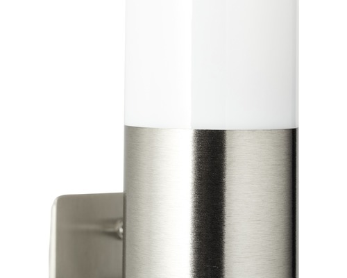 Applique murale en acier inoxydable avec abat-jour