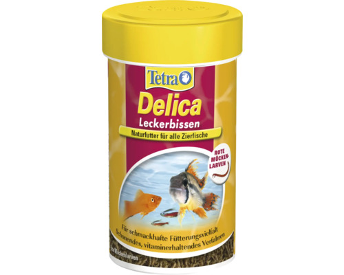 Tetra Delica Nourriture pour poissons en boîte avec larves de moustiques pour poissons d''ornement