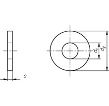 Rondelles DIN 9021, 22 mm galvanisées, 50 unités-thumb-1