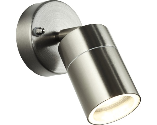 Spot mural en métal avec tête de spot réglable