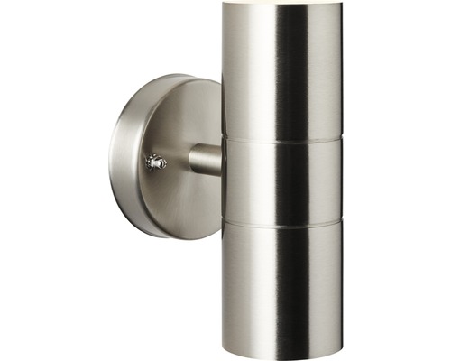 Applique murale en métal avec deux sources de lumière