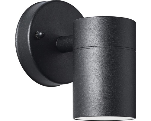 Schwarze Wandleuchte für den Aussenbereich