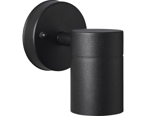 Schwarze Wandleuchte für den Aussenbereich