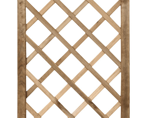 Holz Rankgitter mit quadratischen Öffnungen