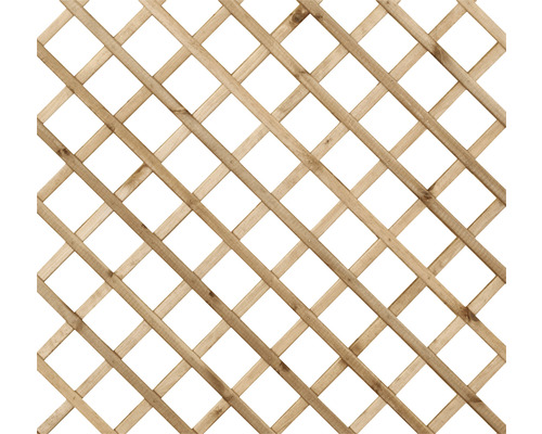 Clôture en bois avec motif losange pour le jardin