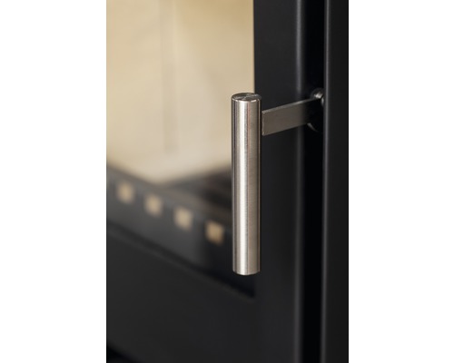 Gros plan d''un poêle avec poignée