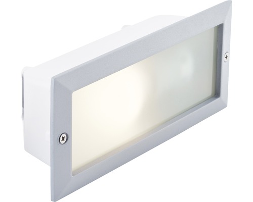 Luminaire mural encastré rectangulaire pour l''extérieur