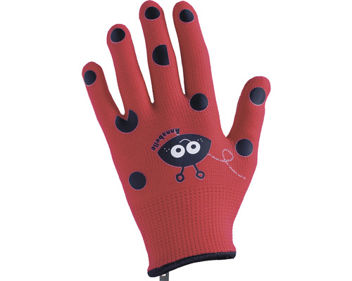 Gant de jardin avec motif coccinelle pour enfants