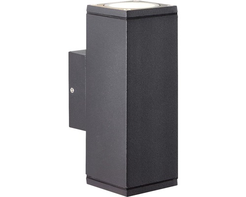 Schwarze Aussenwandleuchte