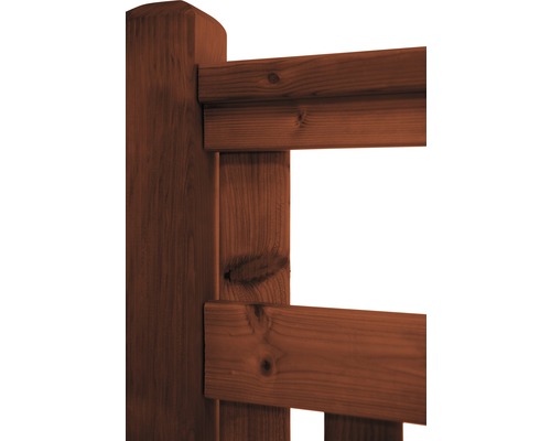 Vue détaillée d''une clôture en bois