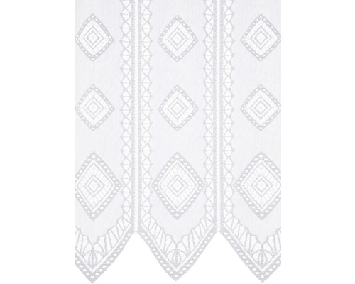 Gardine mit geometrischem Muster