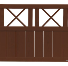 Clôture basse Konsta Provence 180 x 90 cm marron