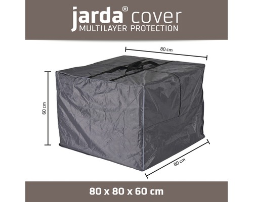 Housse de protection grise 80 x 80 x 60 cm