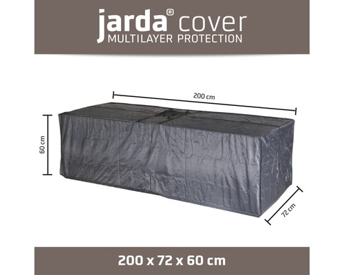 Jarda Cover Schutzhülle für Gartenmöbel, 200 mal 72 mal 60 Zentimeter