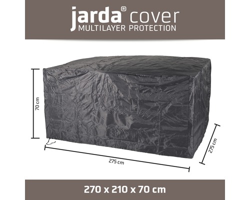 Housse de protection Jarda pour mobilier de jardin, 270 x 210 x 70 centimètres