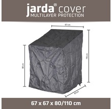 Jarda Schutzhülle für Gartenmöbel, Abmessungen 67 x 67 x 80/110 cm