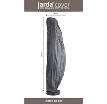 Housse de protection Jarda pour parasol déporté Ø 68 H 240 cm anthracite-thumb-1
