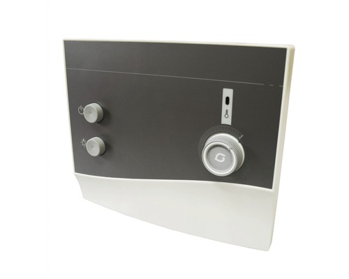 Bedienfeld für Heizungsanlage mit Drehknöpfen